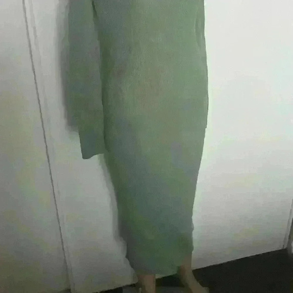 NWT Zara sexy cocktail party bodycon square neck knit dress S medium - Picture 3 of 5